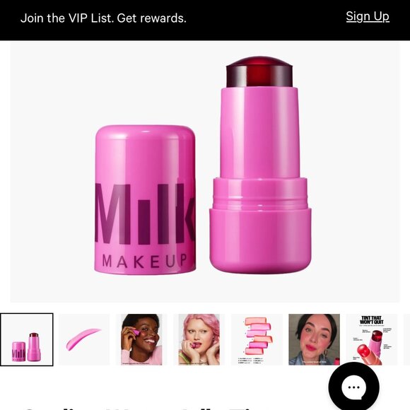 MILK MAKEUP Cooling Water Jelly Tint Lip + Cheek Blush Stain - SET OF 2 - Picture 4 of 4
